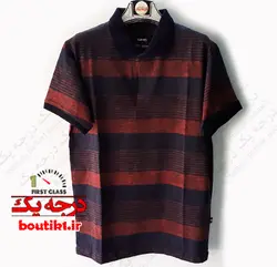 پولوشرت پنبه براش رینگی زرشکی