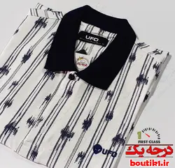 پولوشرت جودون سفید چاپ عمودی شاهرخ