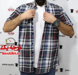 پیراهن سنگشور جین آستین کوتاه مشکی