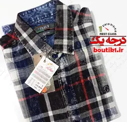 پیراهن سنگشور جین آستین کوتاه مشکی