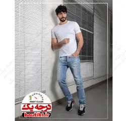 تیشرت یقه گرد فانریپ سفید