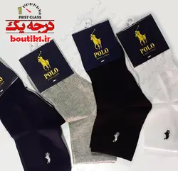 جوراب نیم ساق POLO نخ پنبه