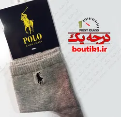 جوراب نیم ساق POLO نخ پنبه