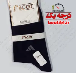 جوراب نیم ساق پیکور پنبه نخ آدیداس