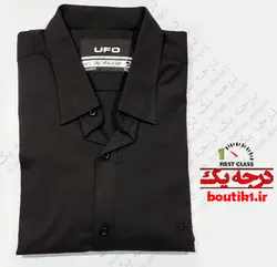 پیراهن پپلین آستین کوتاه مشکی محرمی