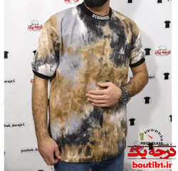 تیشرت لش یقه گرد مخمل آستین 3ربع