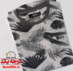 تیشرت هاوایی یقه گرد نخی اسلپ