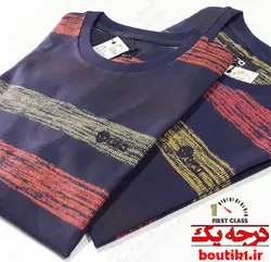 تیشرت یقه گرد پنبه لاکرا رینگر