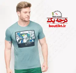 تیشرت maxzone یقه گرد طرحدار سبز