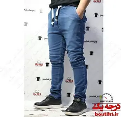 شلوار اسلش جین حوله ای دمپا ساده 6رنگ