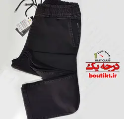 شلوار اسلش جین حوله ای دمپا ساده 6رنگ