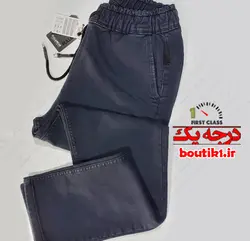 شلوار اسلش جین حوله ای دمپا ساده 6رنگ