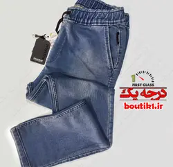 شلوار اسلش جین حوله ای دمپا ساده 6رنگ