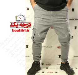 شلوار اسلش جین 6جیب مچی سوپرکش