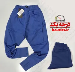 شلوار اسلش (نیل) دمپا ساده