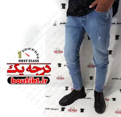 شلوار جین اسلیم فیت زاپدار zara