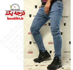 شلوار جین zara اسلیم فیت آبی