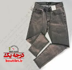 شلوار جین zara اسلیم فیت خاکستری