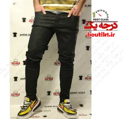 شلوار جین اسلپ zara اسلیم فیت مشکی