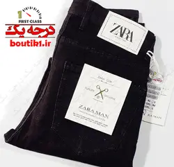شلوار جین اسلپ zara اسلیم فیت مشکی