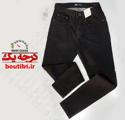 شلوار جین اسلپ zara اسلیم فیت مشکی
