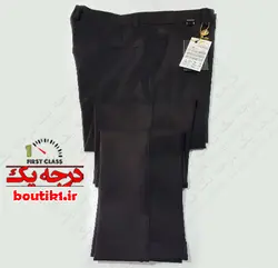 شلوار مجلسی مشکی بزایاق پاکتی