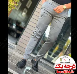 شلوار نخی مجلسی ریلی دمپا پاکتی