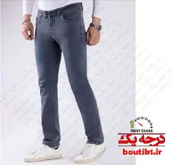 شلوار جین سایز بزرگ راسته G STAR خاکستری