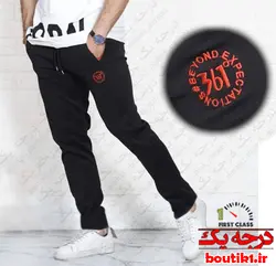 شلوار اسلش غواصی دمپا ساده مشکی
