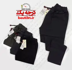 شلوار اسلش کتان دمپا ساده