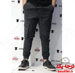 شلوار اسلش کتان 6 جیب دو رنگ