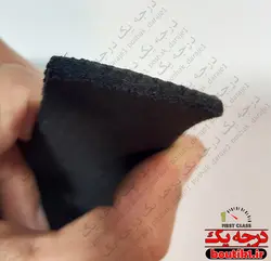 کمربند پهن چرم طبیعی سگکی