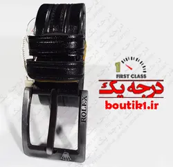 کمربند چرم طبیعی گاومیشی rolex
