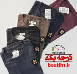 تیشرت یقه گرد فانریپ پنبه ای 5 رنگ