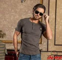 تیشرت یقه گرد فانریپ پنبه ای 5 رنگ