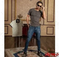 تیشرت یقه گرد فانریپ پنبه ای 5 رنگ