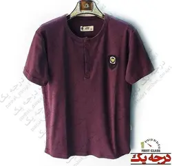 تیشرت یقه گرد فانریپ پنبه ای 5 رنگ