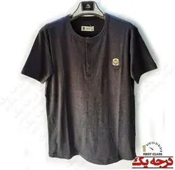 تیشرت یقه گرد فانریپ پنبه ای 5 رنگ