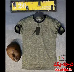 تیشرت یقه گرد ژاگارد 4 رنگ