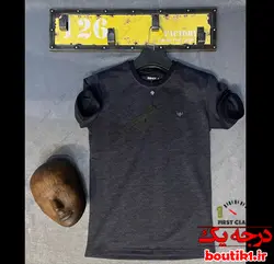 تیشرت یقه گرد ژاگارد 4 رنگ