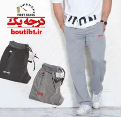 شلوار اسلش پنبه گلکسی دمپا آزاد 2رنگ