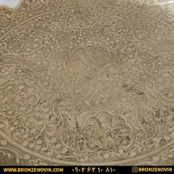 قیمت شیرینی خوری برنز برنجی هندی مدل طاووس | برنز نوین