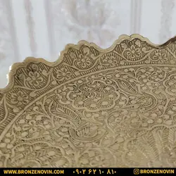 قیمت شیرینی خوری برنز برنجی هندی مدل طاووس | برنز نوین