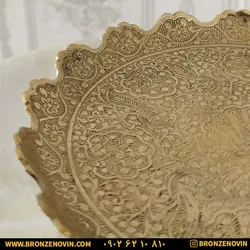 قیمت شیرینی خوری برنز برنجی هندی مدل طاووس | برنز نوین