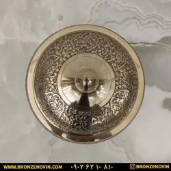 قیمت شکلات خوری برنز برنجی هندی مدل طاووس | برنز نوین