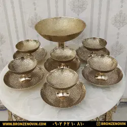 قیمت ست و سرویس پذیرایی 13 پارچه برنجی برنزی هندی| برنز نوین