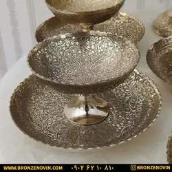 قیمت ست و سرویس پذیرایی 13 پارچه برنجی برنزی هندی| برنز نوین