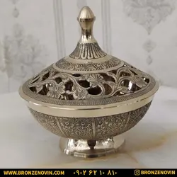 قیمت شکلات خوری برنجی برنزی هندی مشبک | برنز نوین