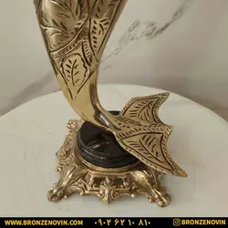 قیمت شکلات خوری برنز برنجی مدل دلفین | برنز نوین