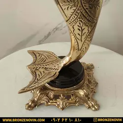 قیمت شکلات خوری برنز برنجی مدل دلفین | برنز نوین